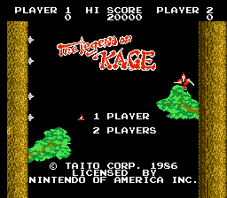 Legend of Kage, The (USA) (Virtual Console)